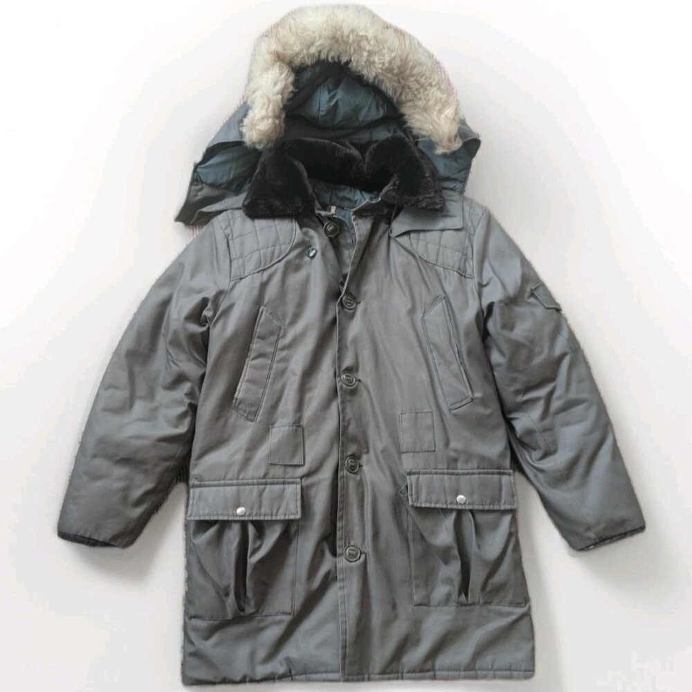 Vintage Sportchief Down‑Filled Parka Coat – Mens Med - Made in Canada - Read
